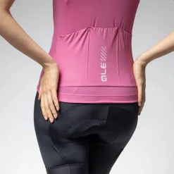 Maglia donna senza maniche Ale Pragma Color Block 2.0 - Rosa chiaro