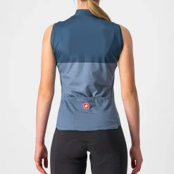 Maglia donna senza maniche Castelli Velocissima - Blu
