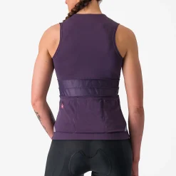 Maglia donna senza maniche Castelli Anima 4 - Viola