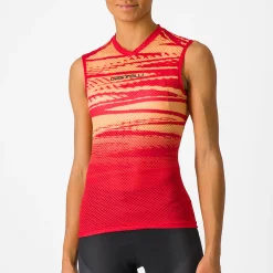 Maglia donna senza maniche Castelli Insider 2 - Rosa