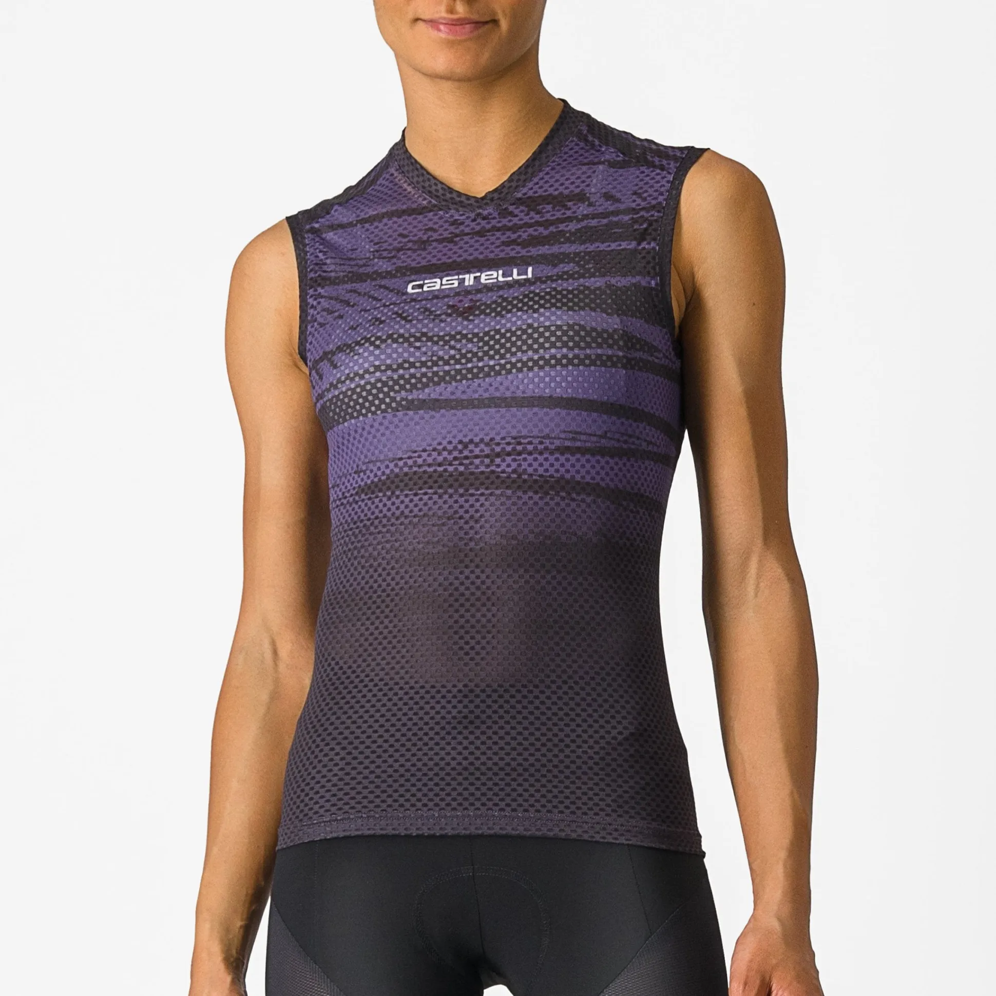 Maglia donna senza maniche Castelli Insider 2 - Viola