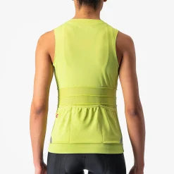 Maglia donna senza maniche Castelli Anima 4 - Verde