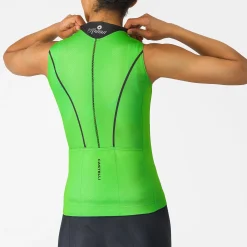 Maglia donna senza maniche Castelli Anima Flow - Verde