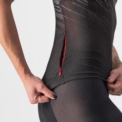 Maglia donna senza maniche Castelli Insider - Nero