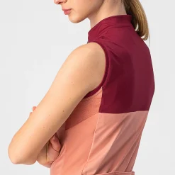 Maglia donna senza maniche Castelli Velocissima - Bordeaux