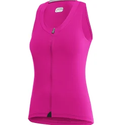 Maglia donna senza maniche Dotout Crew - Fucsia