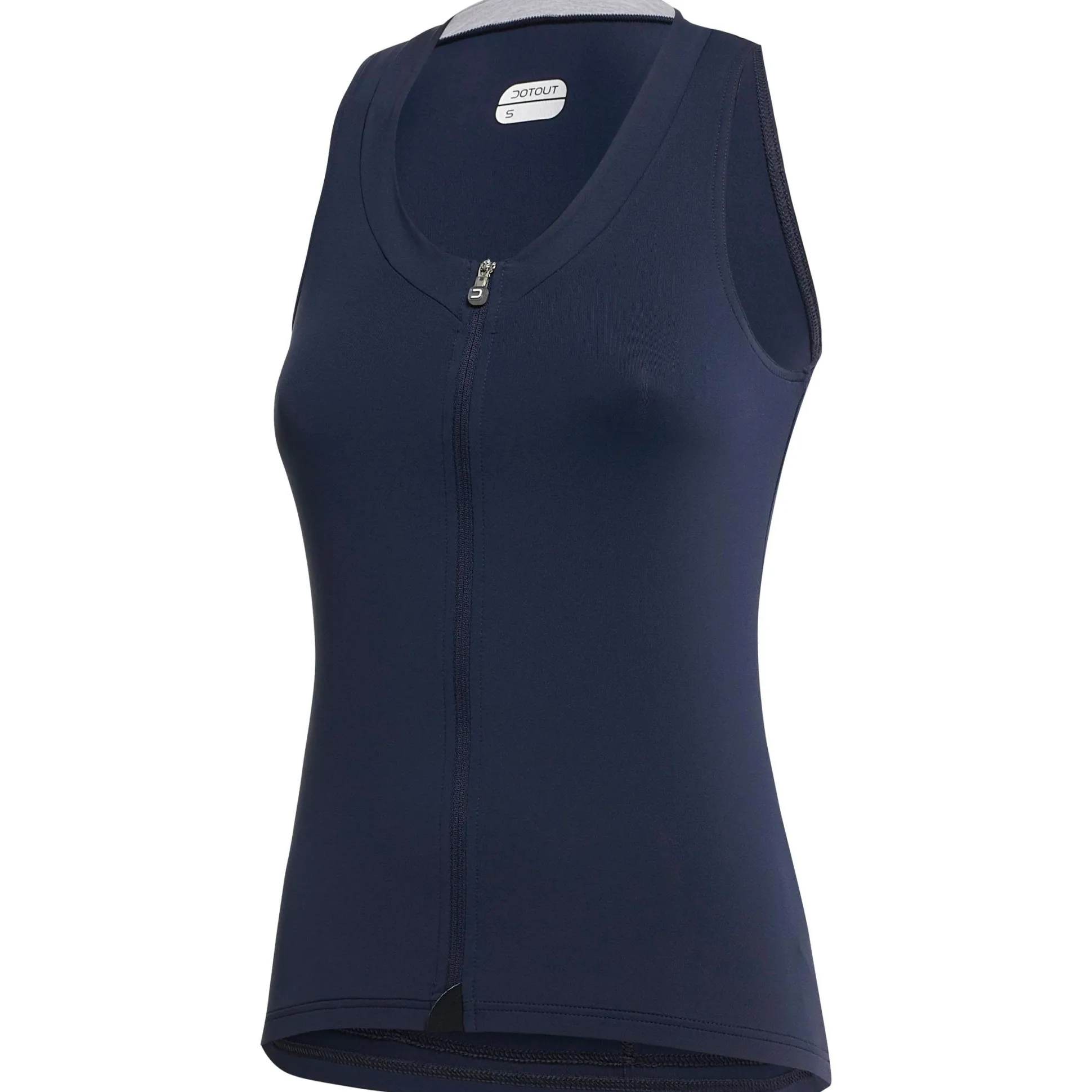 Maglia donna senza maniche Dotout Crew - Blu