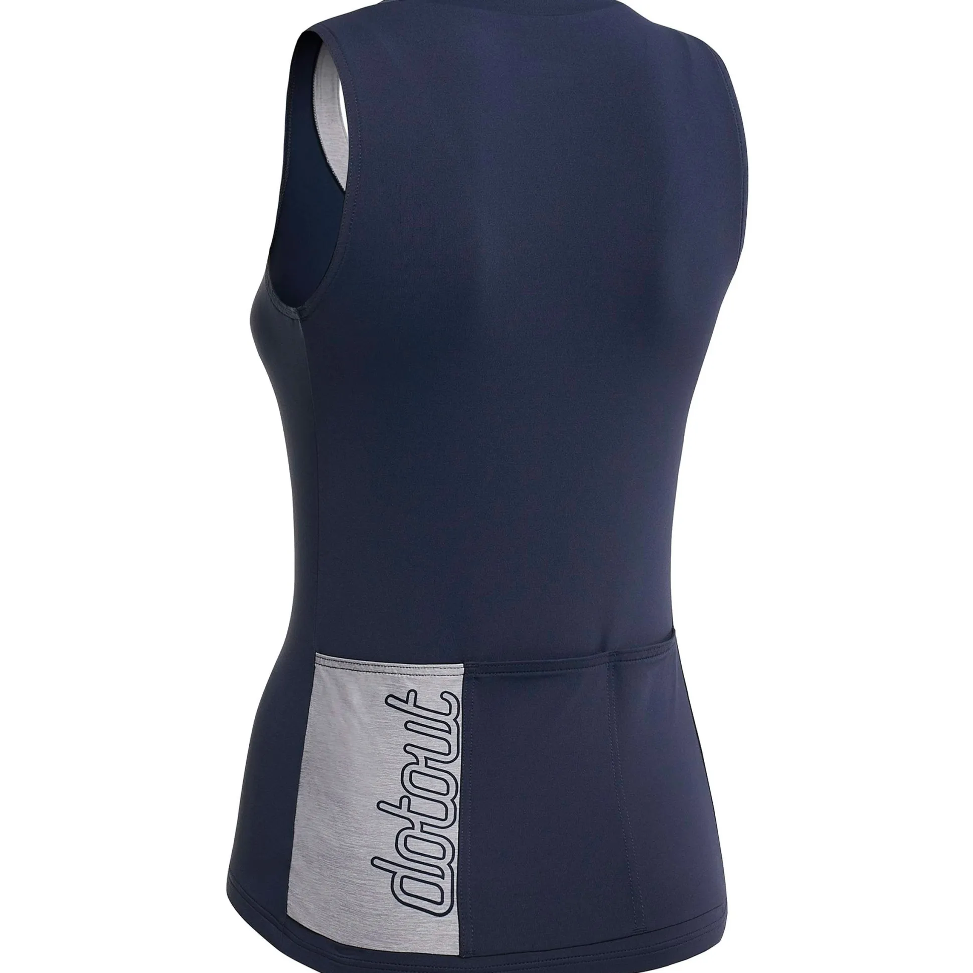 Maglia donna senza maniche Dotout Crew - Blu
