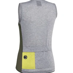 Maglia donna senza maniche Dotout Glory - Verde grigio