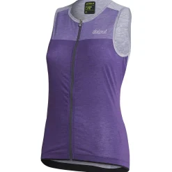 Maglia donna senza maniche Dotout Glory - Viola grigio