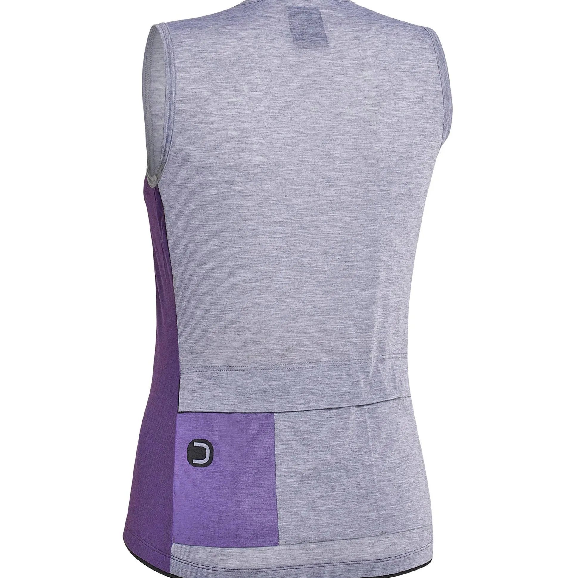 Maglia donna senza maniche Dotout Glory - Viola grigio
