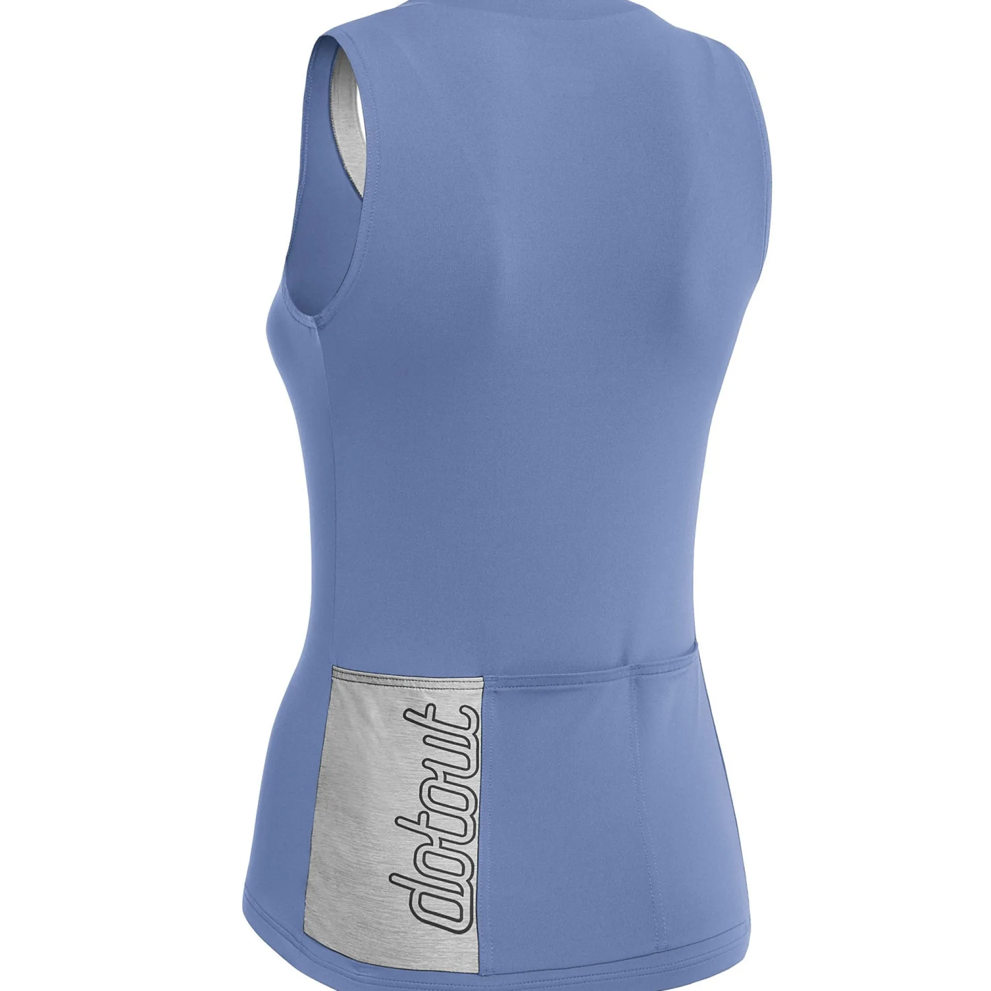 Maglia donna senza maniche Dotout Crew - Azzurro