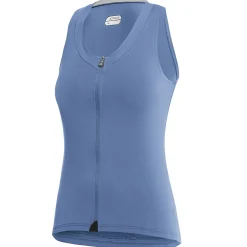 Maglia donna senza maniche Dotout Crew - Azzurro