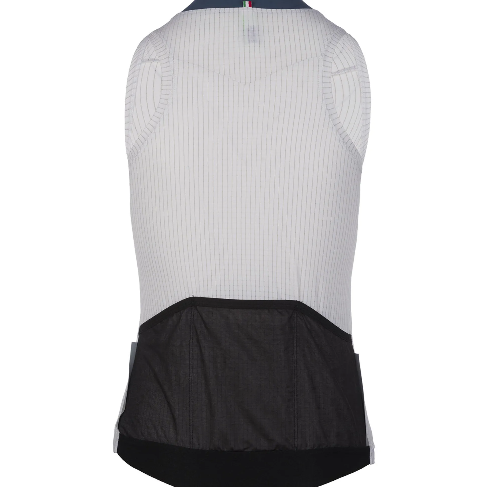Maglia donna senza maniche Q36.5 L1 Lady Pinstripe - Bianco