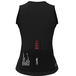 Maglia donna senza maniche Rh+ Aries - Nero