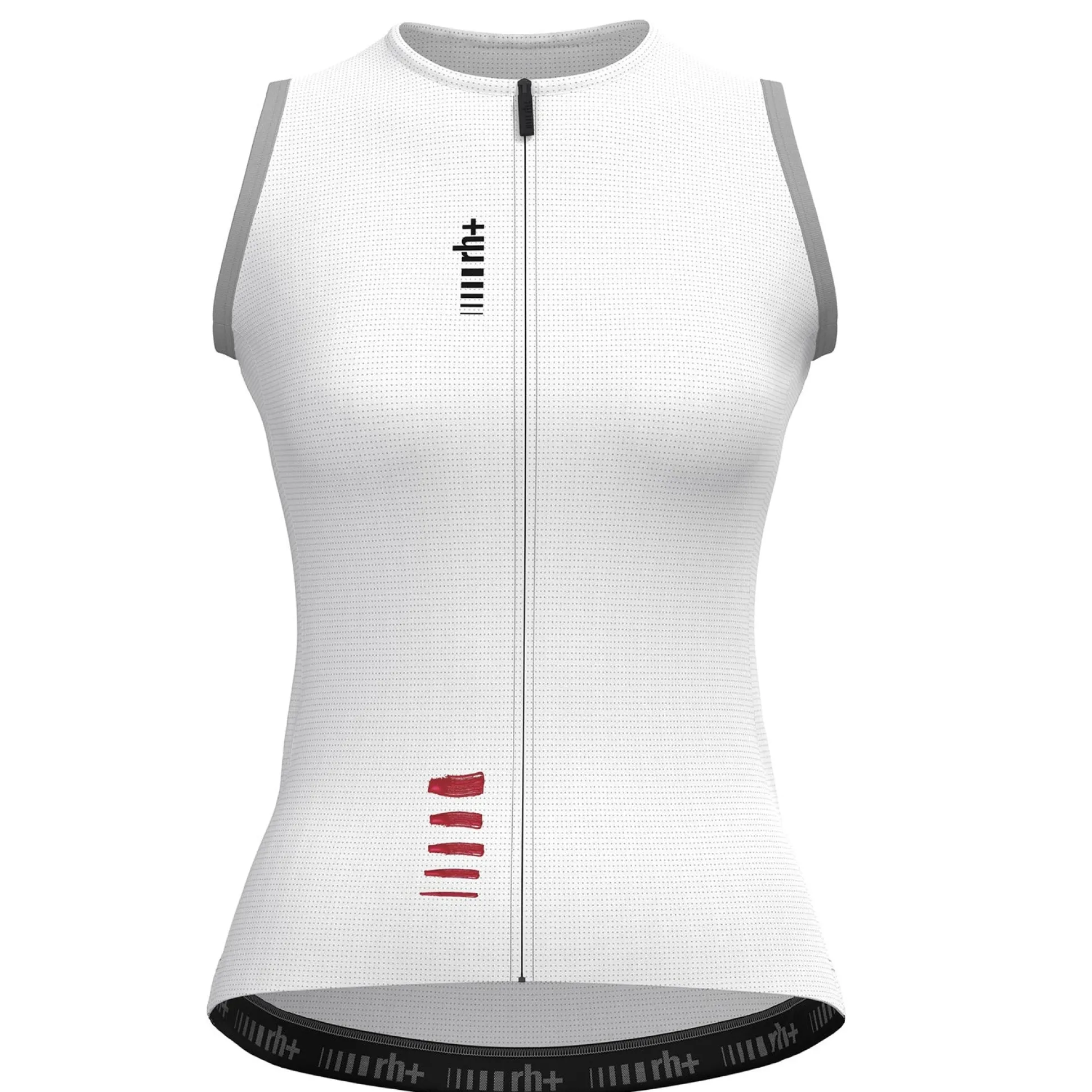 Maglia donna senza maniche Rh+ Aries - Bianco