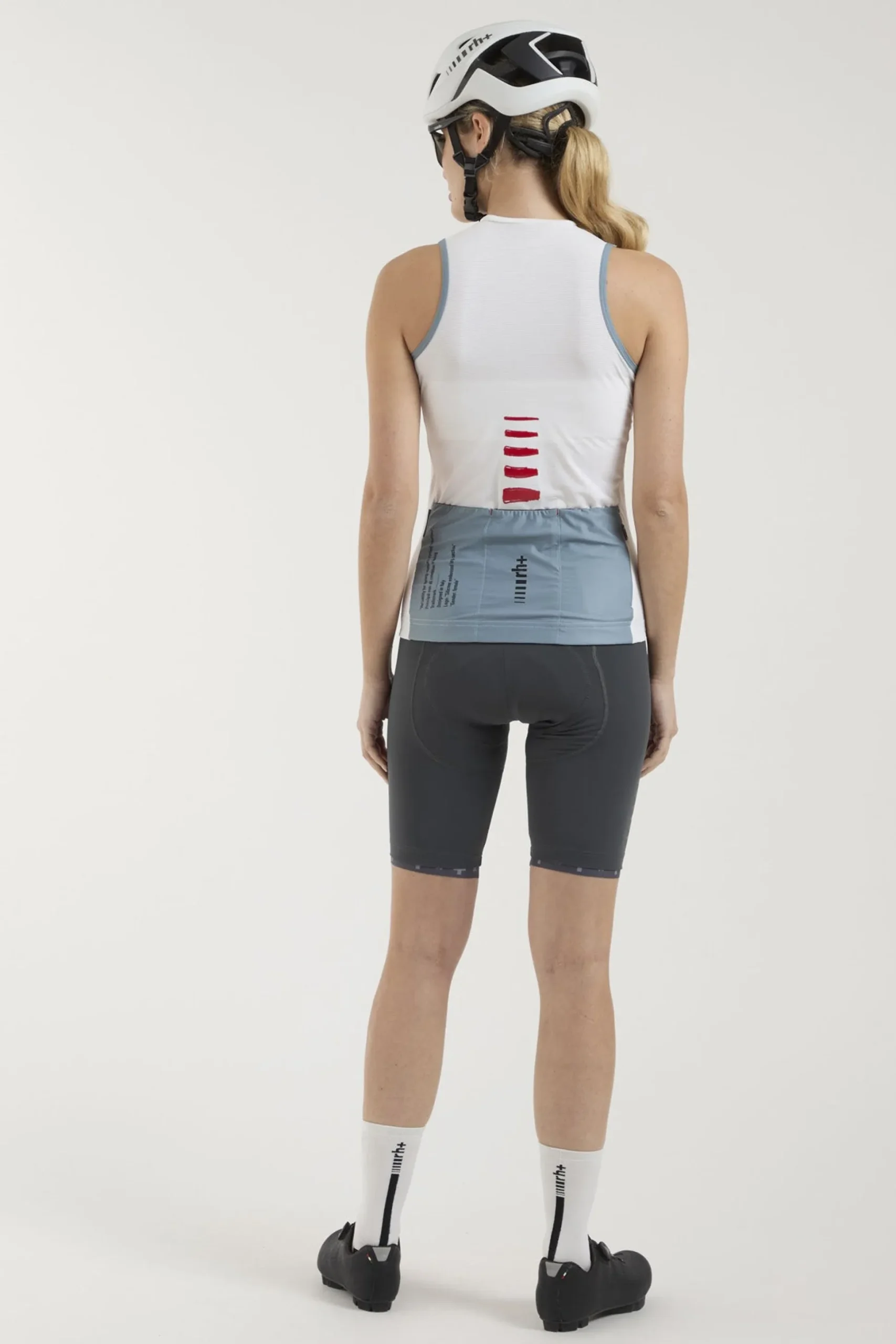 Maglia donna senza maniche Rh+ Aries - Bianco
