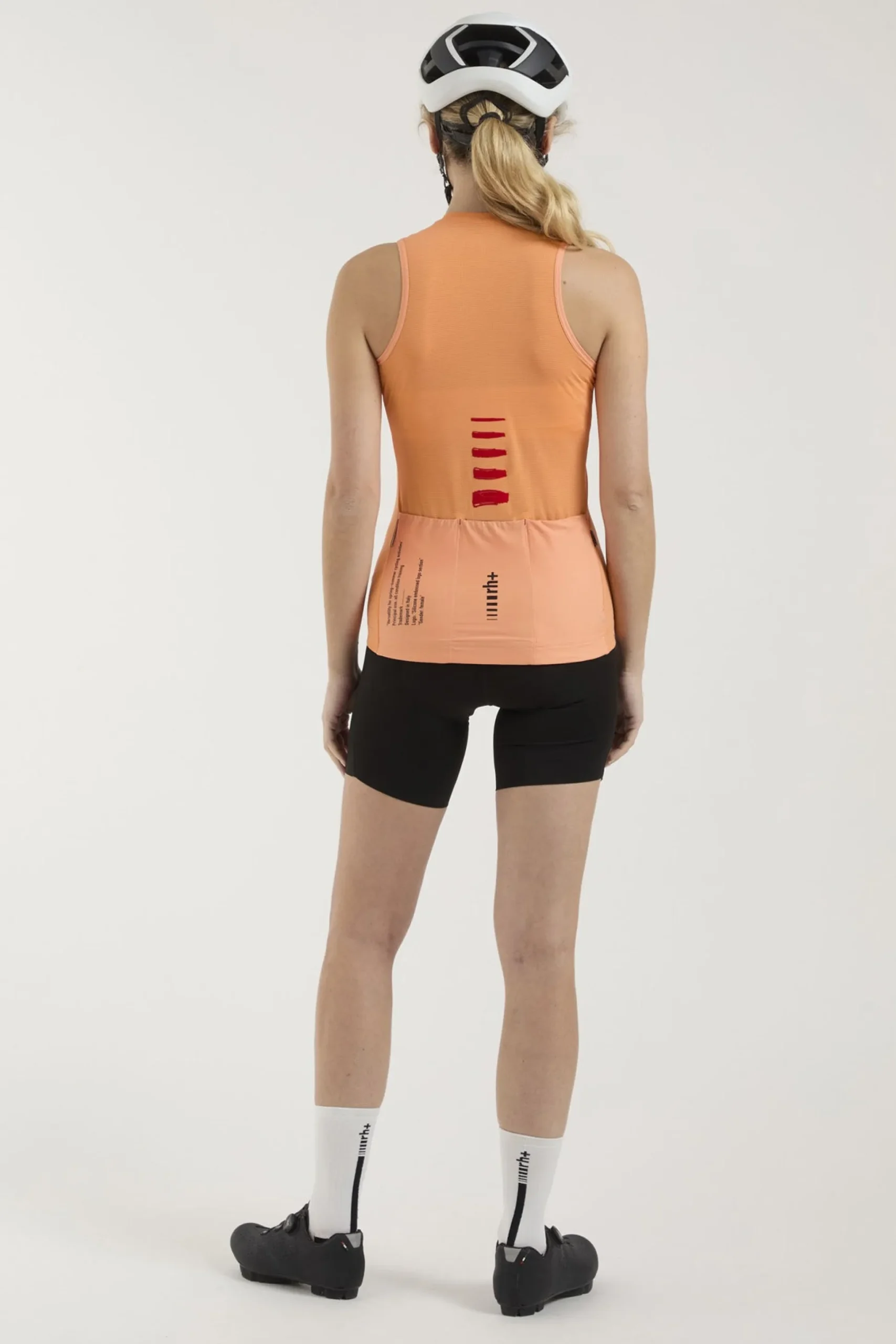 Maglia donna senza maniche Rh+ Aries - Arancione