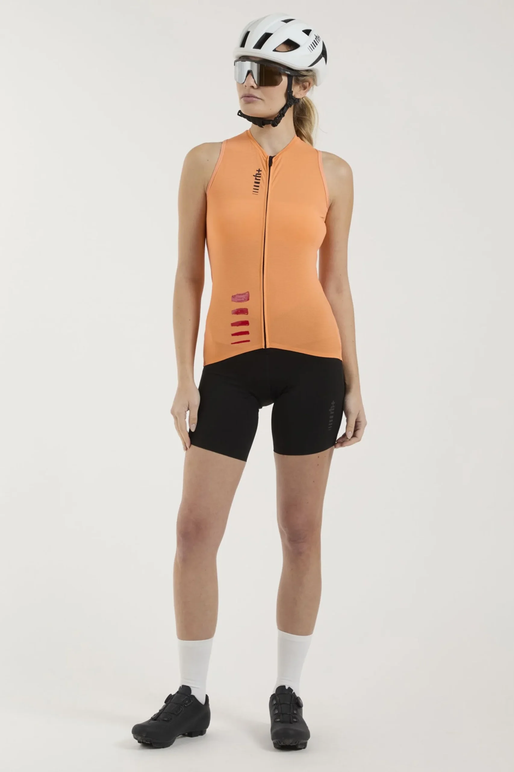 Maglia donna senza maniche Rh+ Aries - Arancione