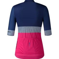 Maglia donna Shimano Yuri - Blu rosa