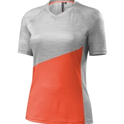 Maglia Donna Specialized Andorra Comp - Grigio arancio