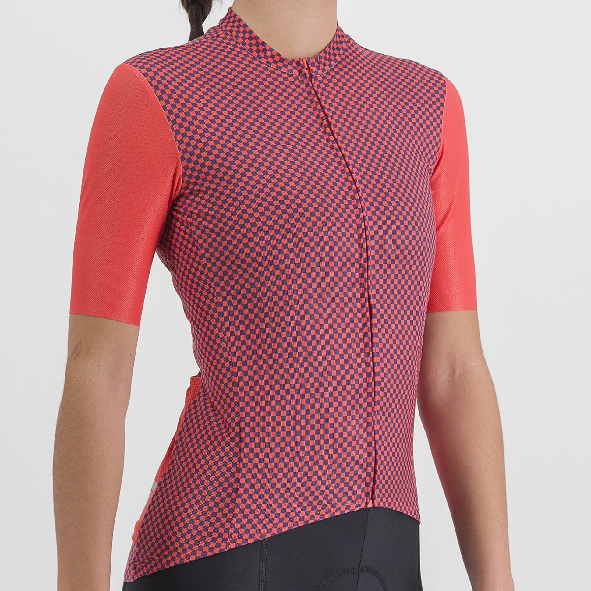 Maglia donna Sportful Checkmate - Rosso