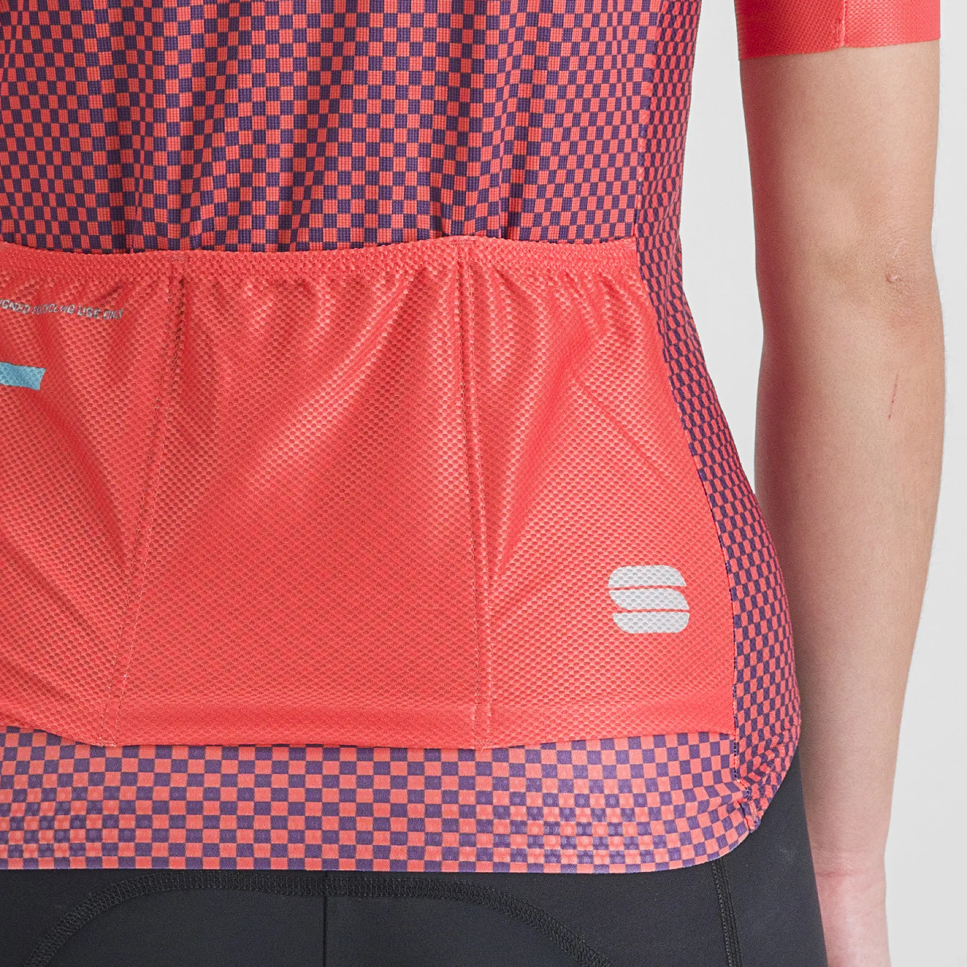 Maglia donna Sportful Checkmate - Rosso