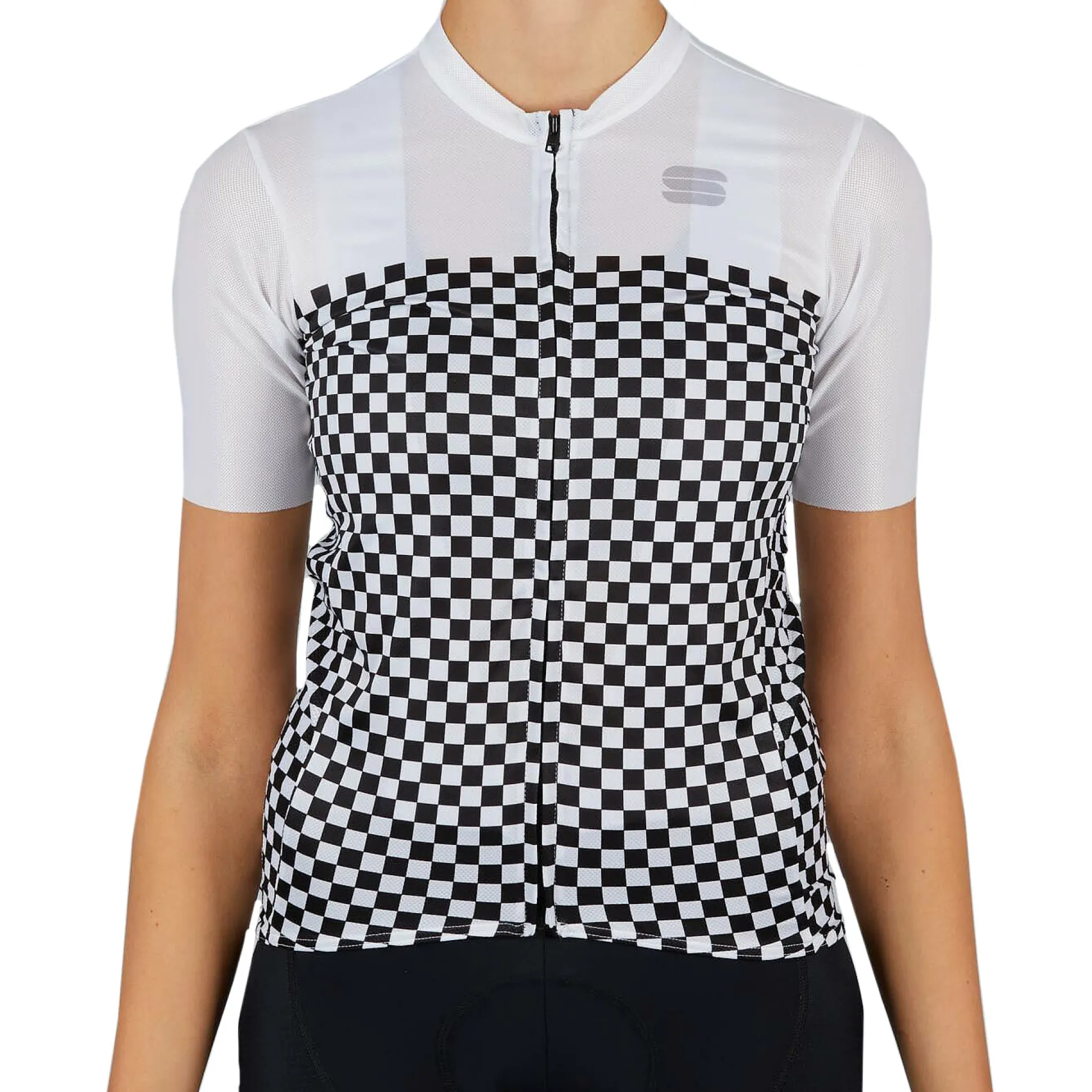 Maglia donna Sportful Checkmate - Bianco