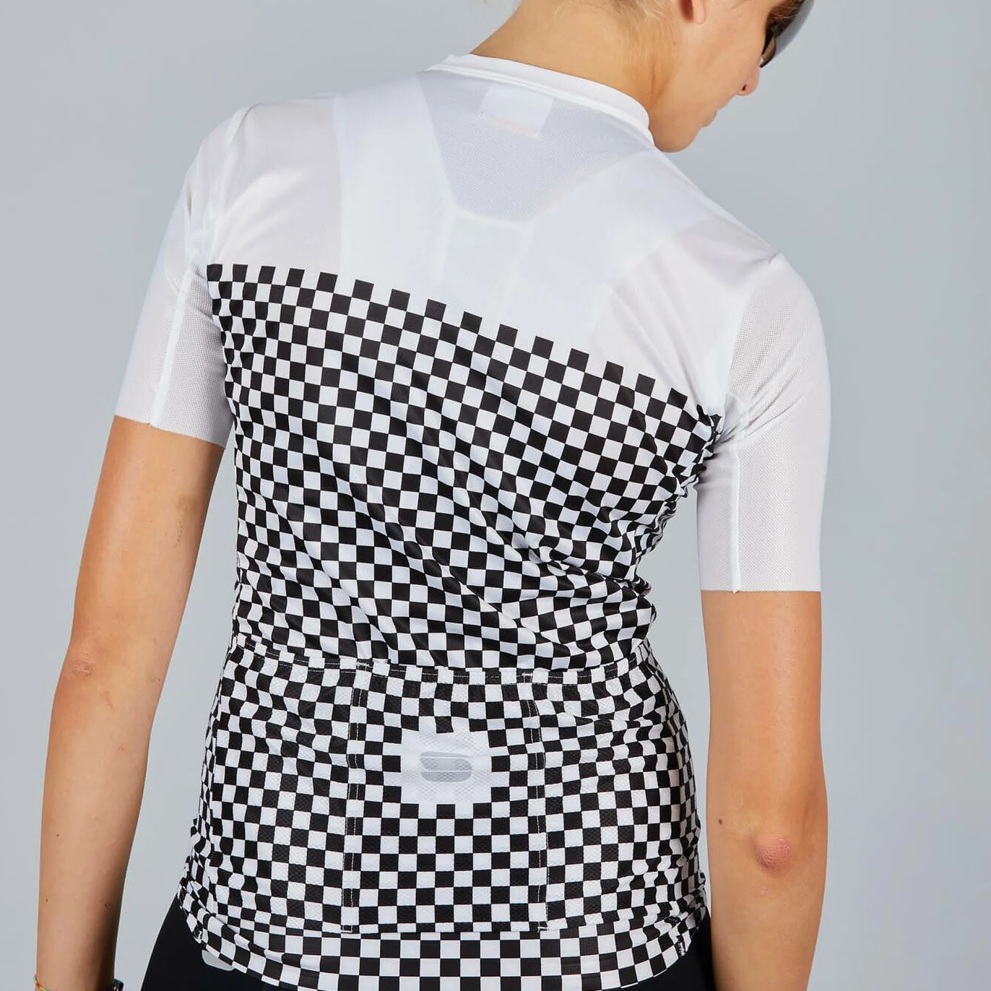 Maglia donna Sportful Checkmate - Bianco