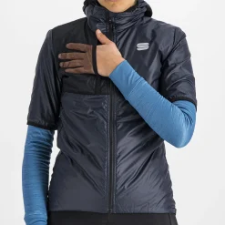 Maglia donna Sportful Supergiara Puffy - Blu scuro