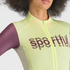 Maglia donna Sportful Supergiara Logo - Giallo