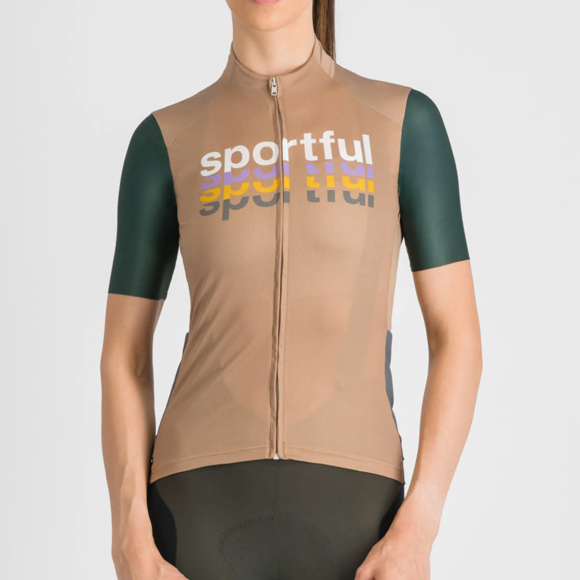 Maglia donna Sportful Supergiara 2 Logo - Marrone