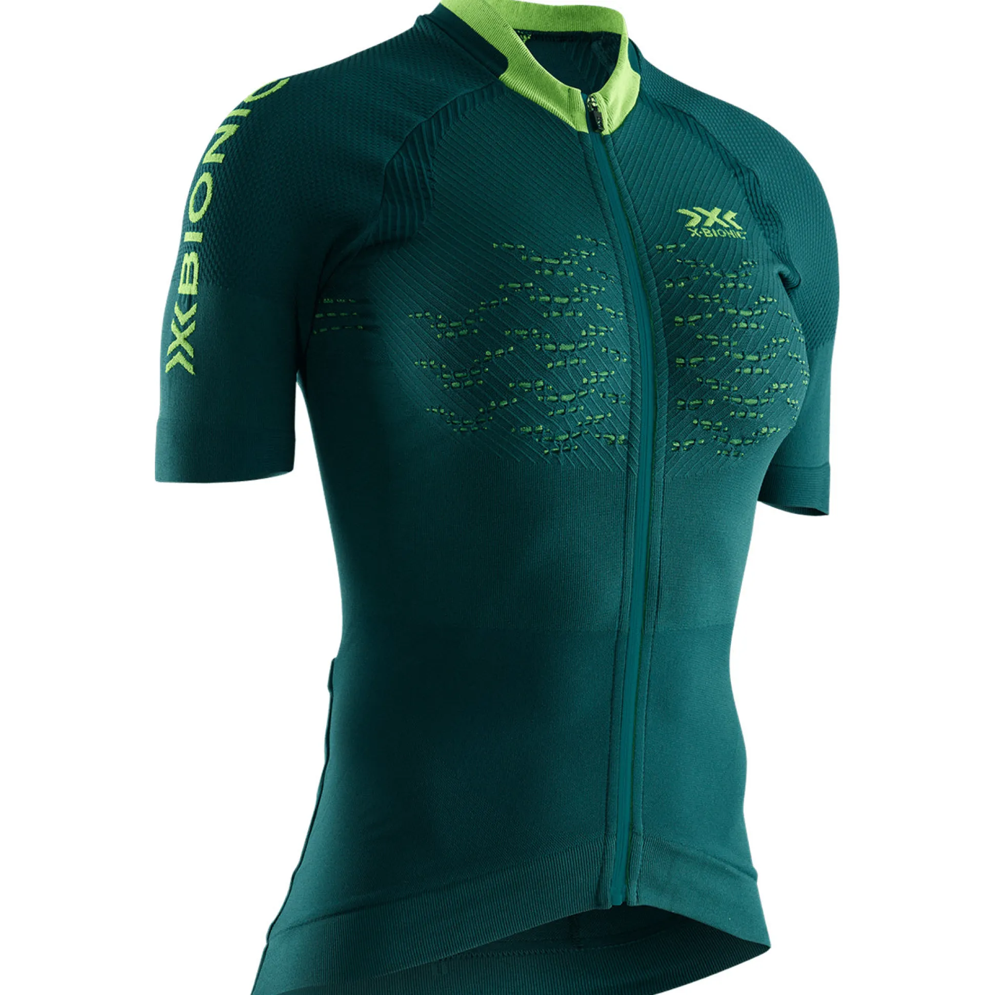 Maglia donna X-Bionic The Trick 4.0 Bike Zip - Verde