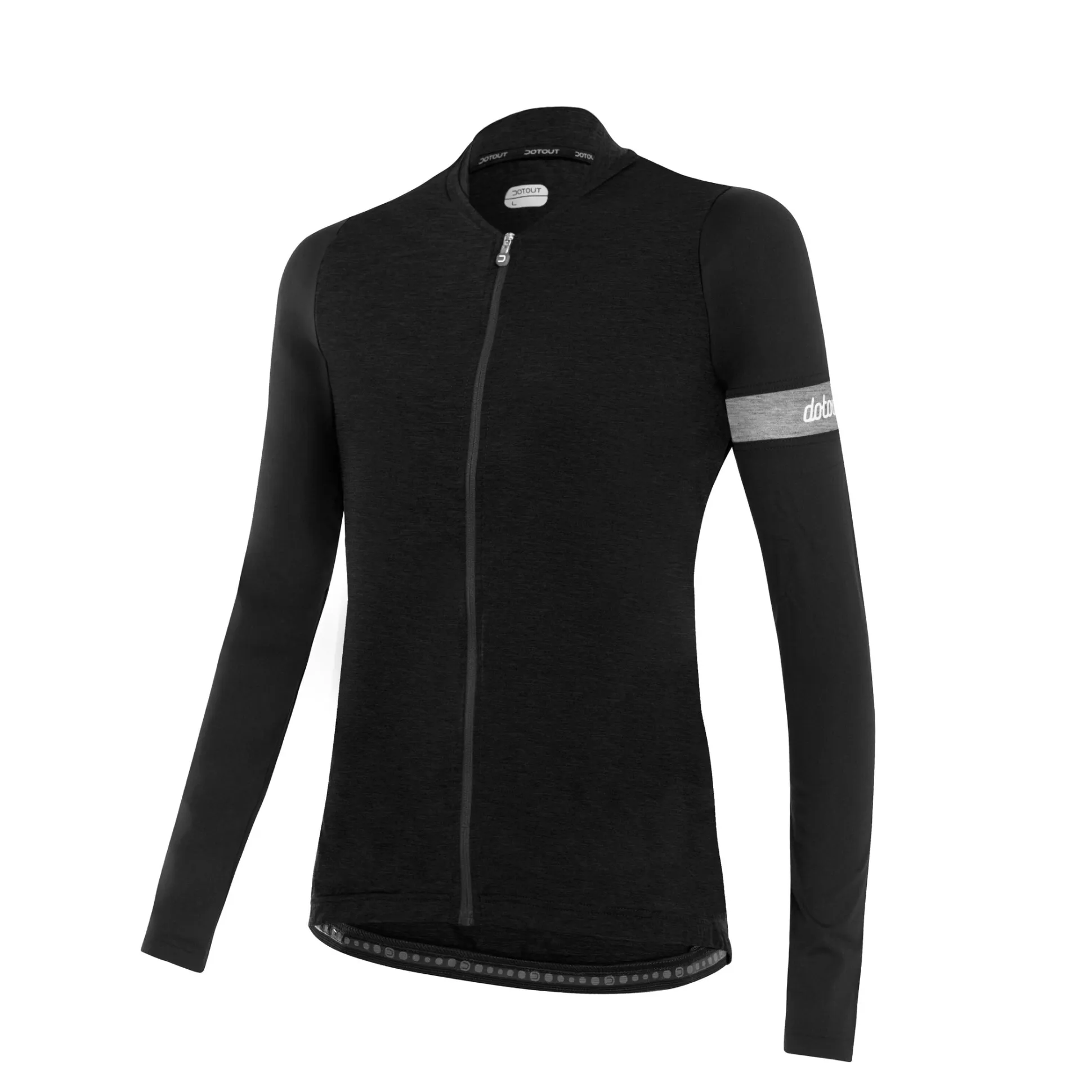 Maglia Dotout Donna Manica Lunga Block - Nero