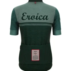 Maglia in lana Santini Eroica Valle - Verde