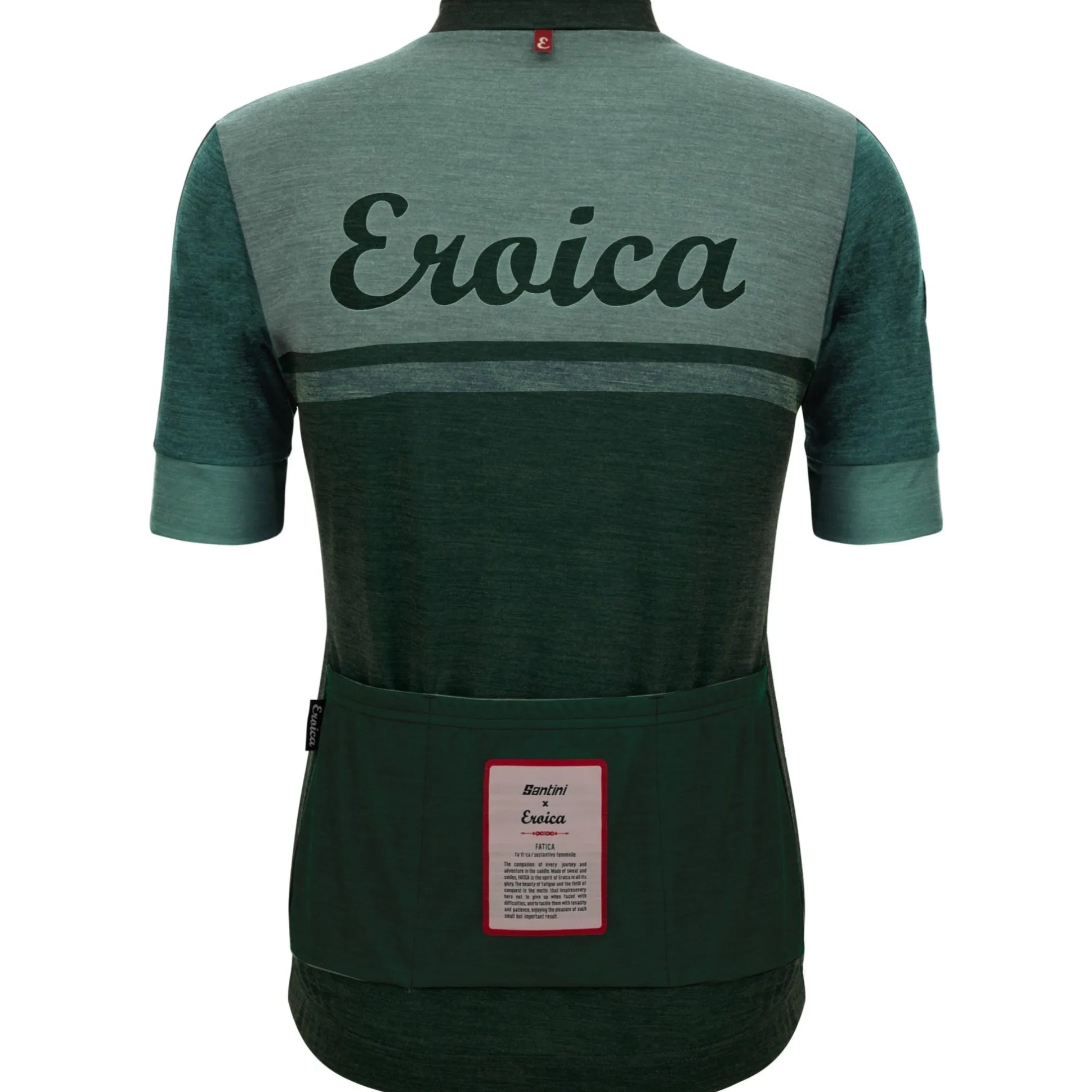 Maglia in lana Santini Eroica Valle - Verde