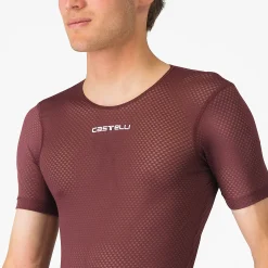 Maglia intima Castelli Pro Mesh 2.0 - Bordeaux scuro