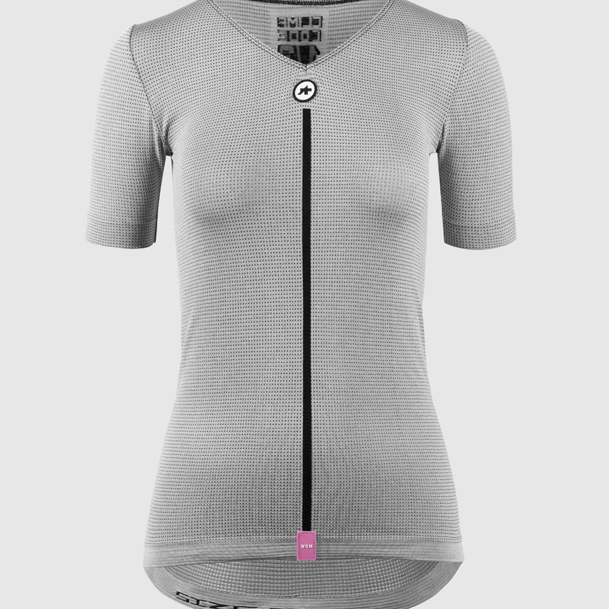 Maglia intima donna Assos 1/3 SS Skin Layer P1 - Grigio