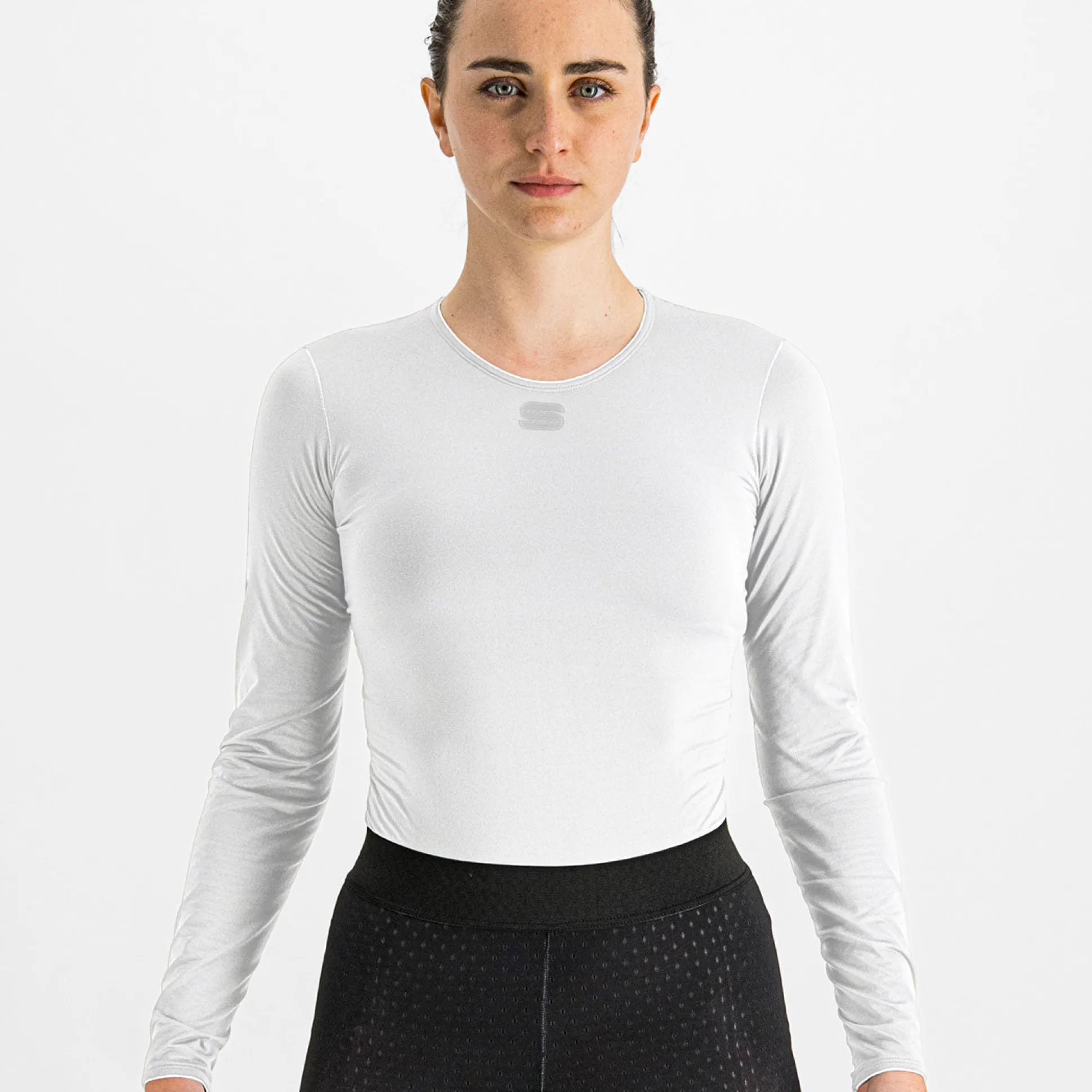 Maglia intima donna maniche lunghe Sportful Midweight Layer - Bianco