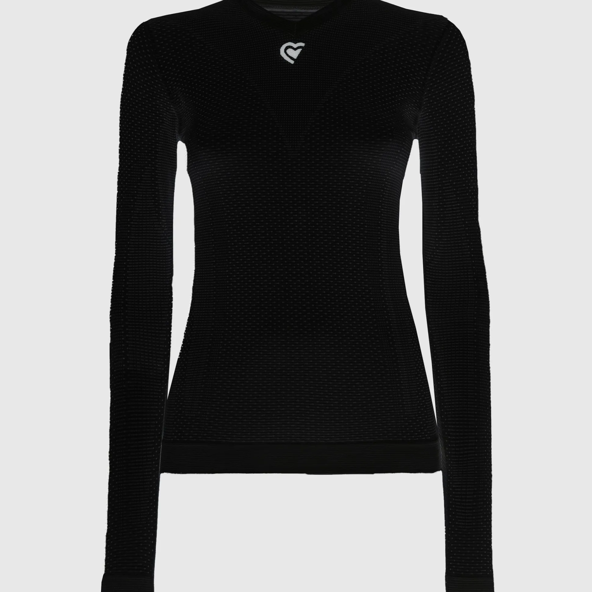 Maglia intima donna maniche lunghe Pissei Mindanao - Nero