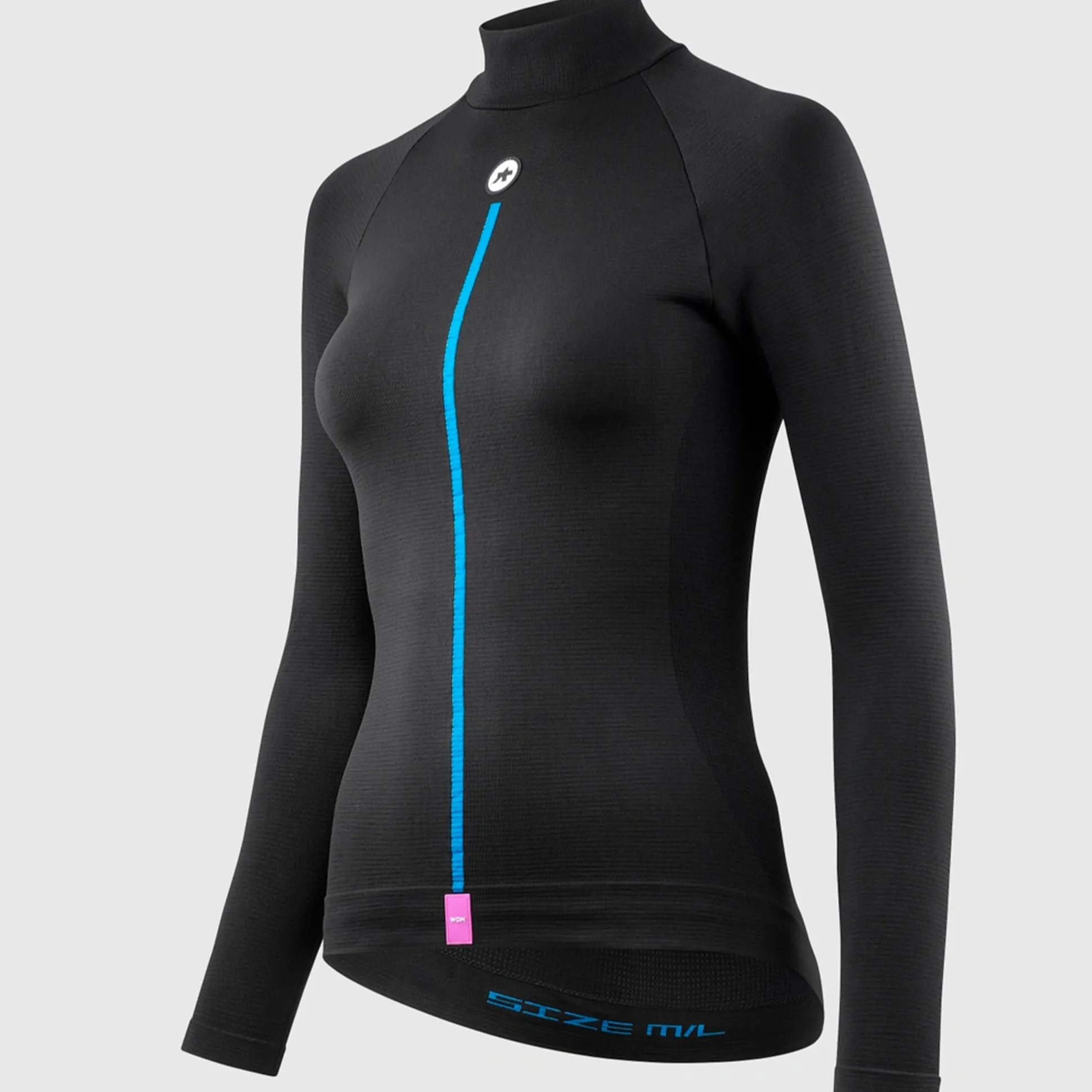 Maglia intima donna maniche lunghe Assos Winter LS Skin P1 - Nero