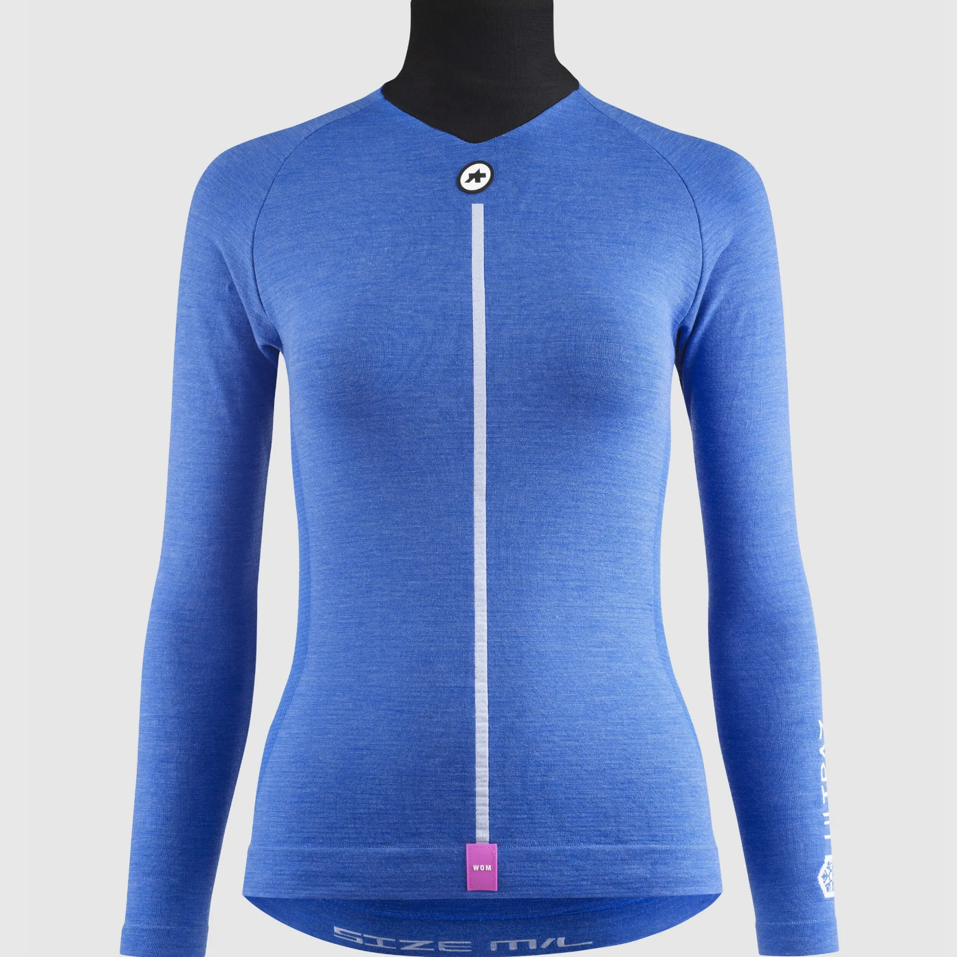 Maglia intima donna maniche lunghe Assos Ultraz Winter LS P1 - Blu