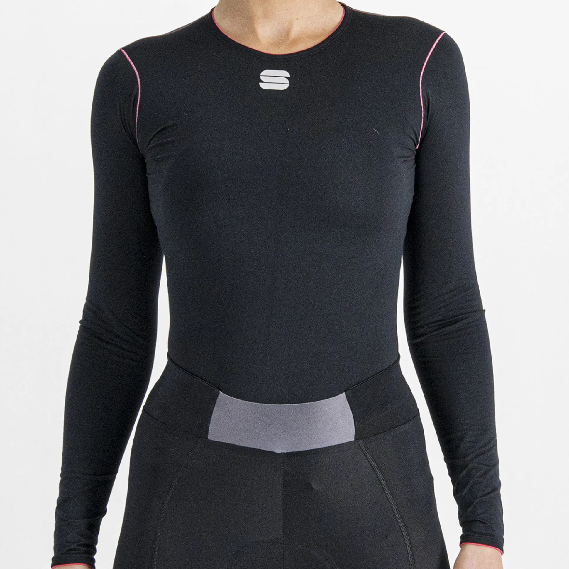 Maglia intima donna maniche lunghe Sportful Midweight Layer - Nero