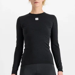 Maglia intima donna maniche lunghe Sportful Merino - Nero