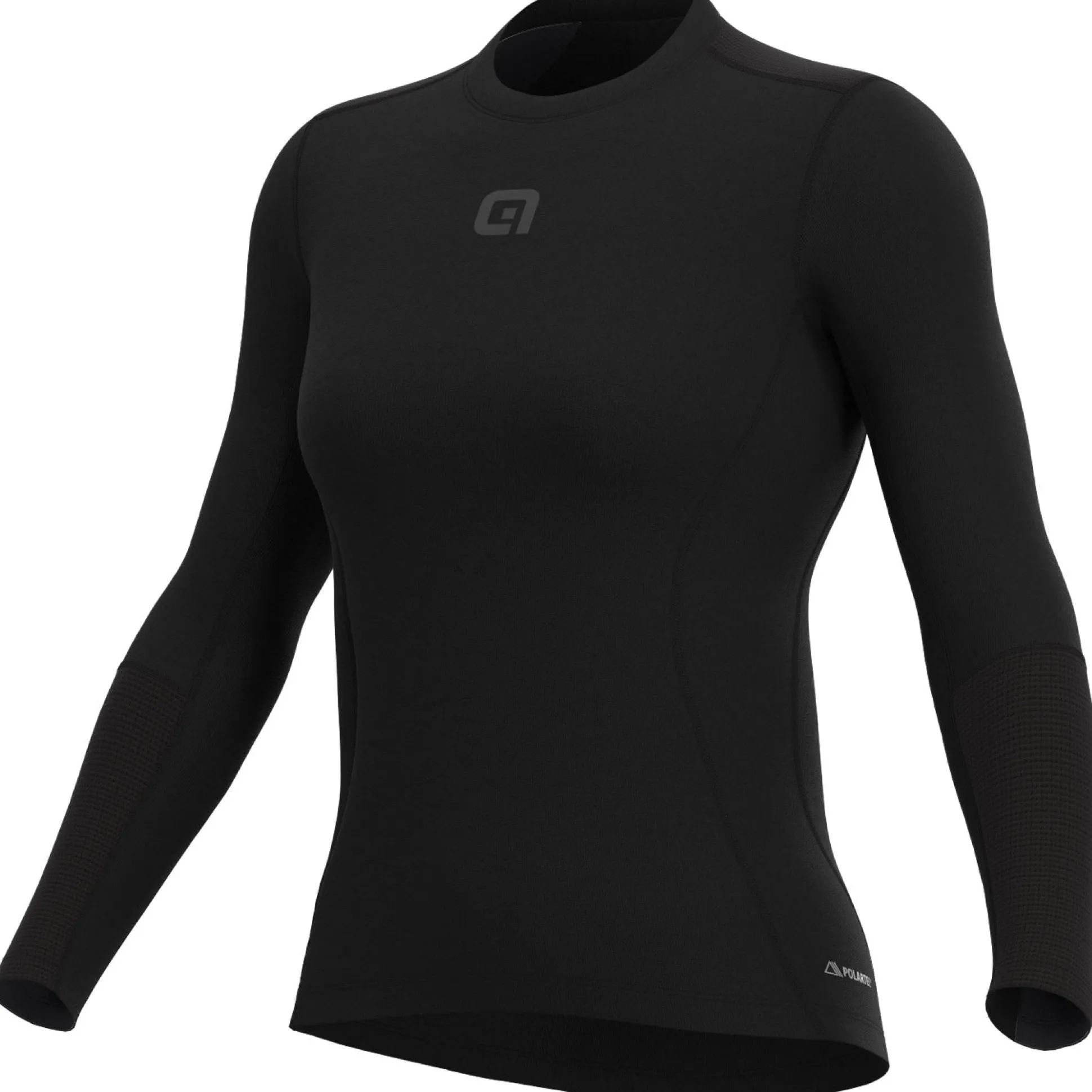 Maglia intima donna maniche lunghe Ale Grid - Nero