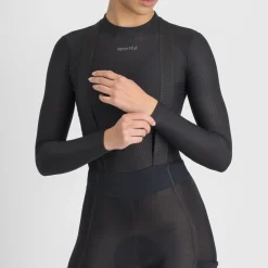 Maglia intima donna maniche lunghe Sportful Winter Layer Tee - Nero
