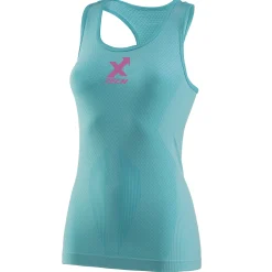 Maglia intima donna senza maniche Xtech Sport XT301 - Azzurro