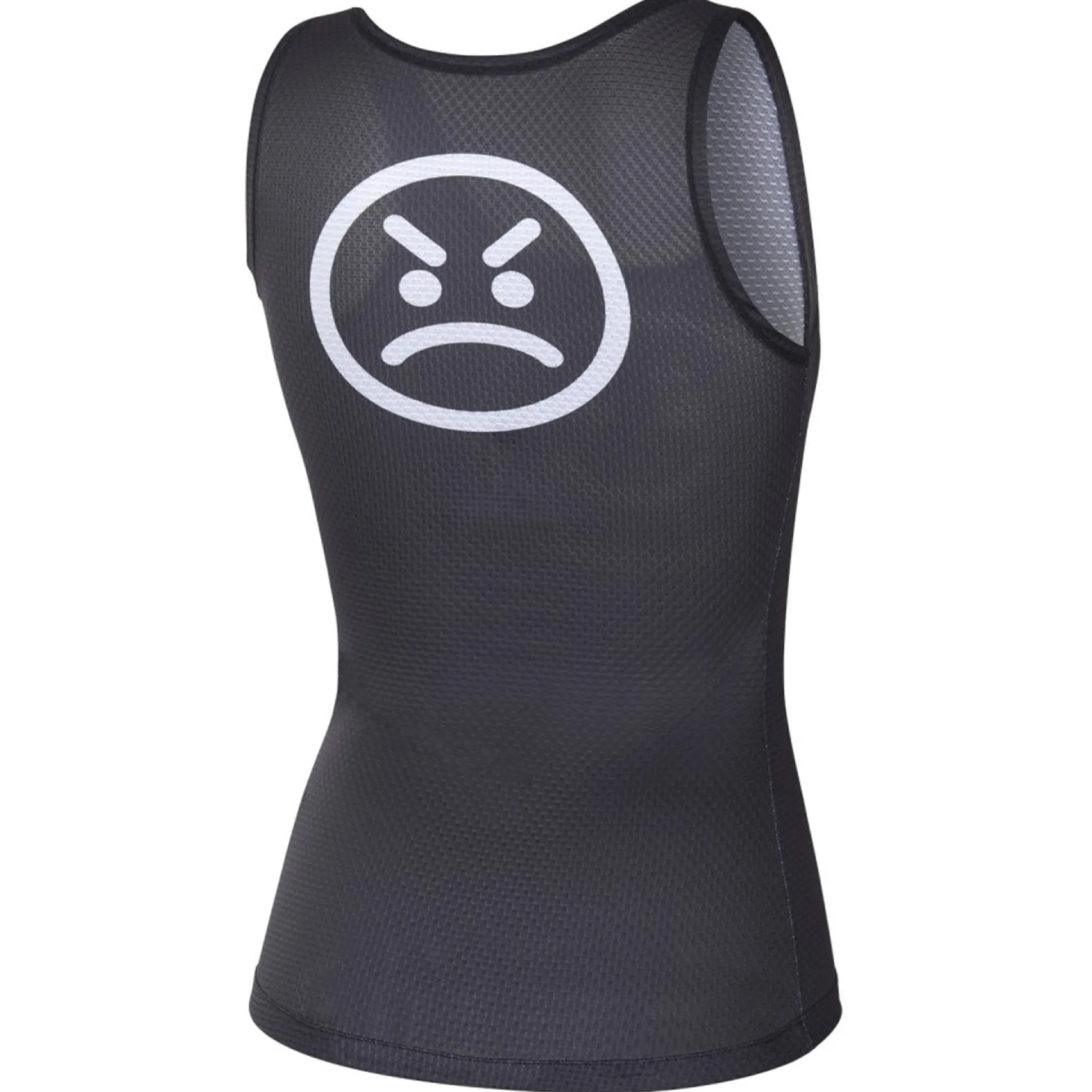 Maglia intima donna senza maniche MBwear Smile - Nero