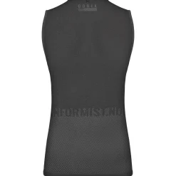 Maglia intima donna senza maniche Gobik Limber Skin Basalt - Nero