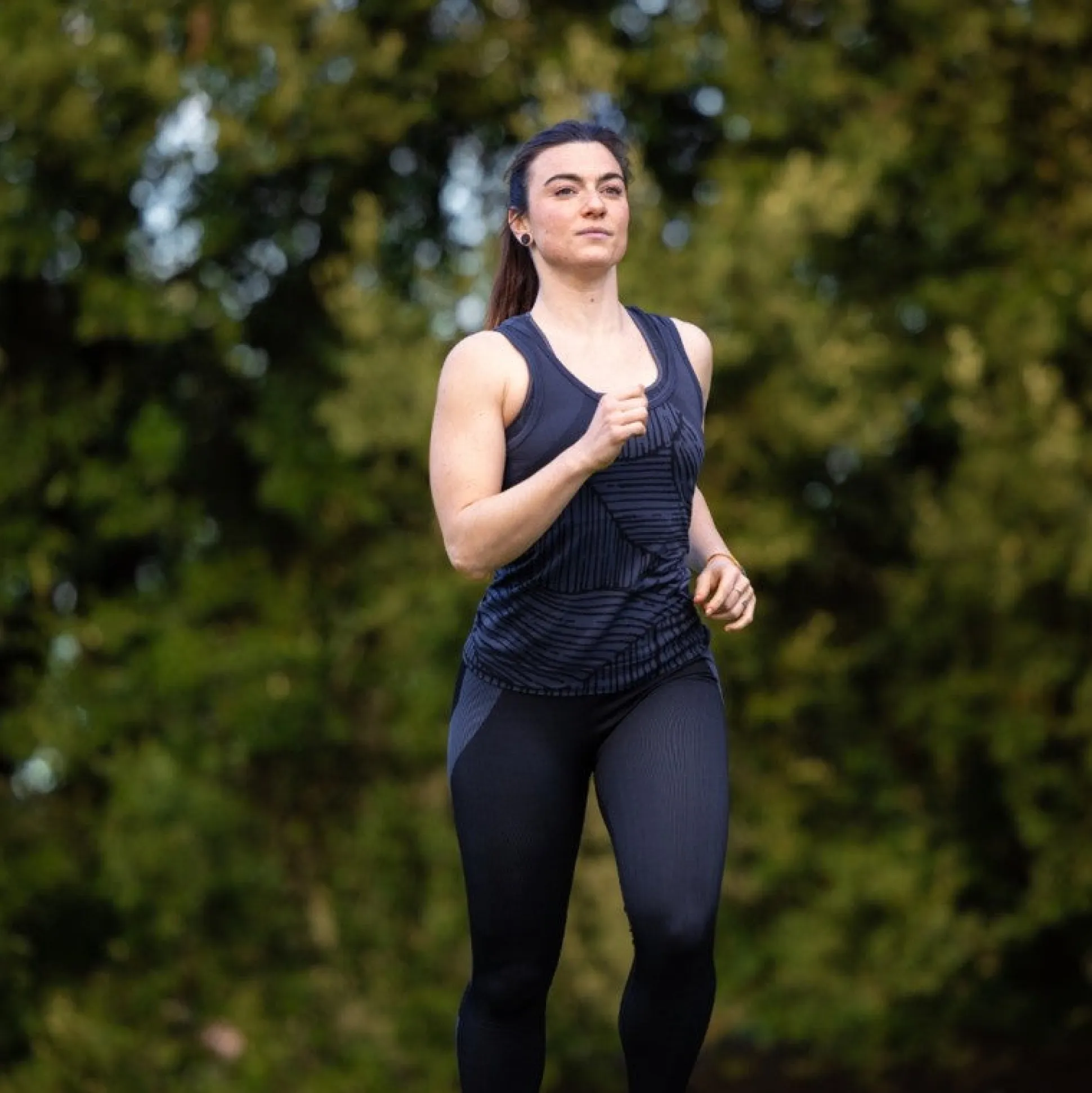 Maglia intima donna senza maniche Biotex Sprint - Nero